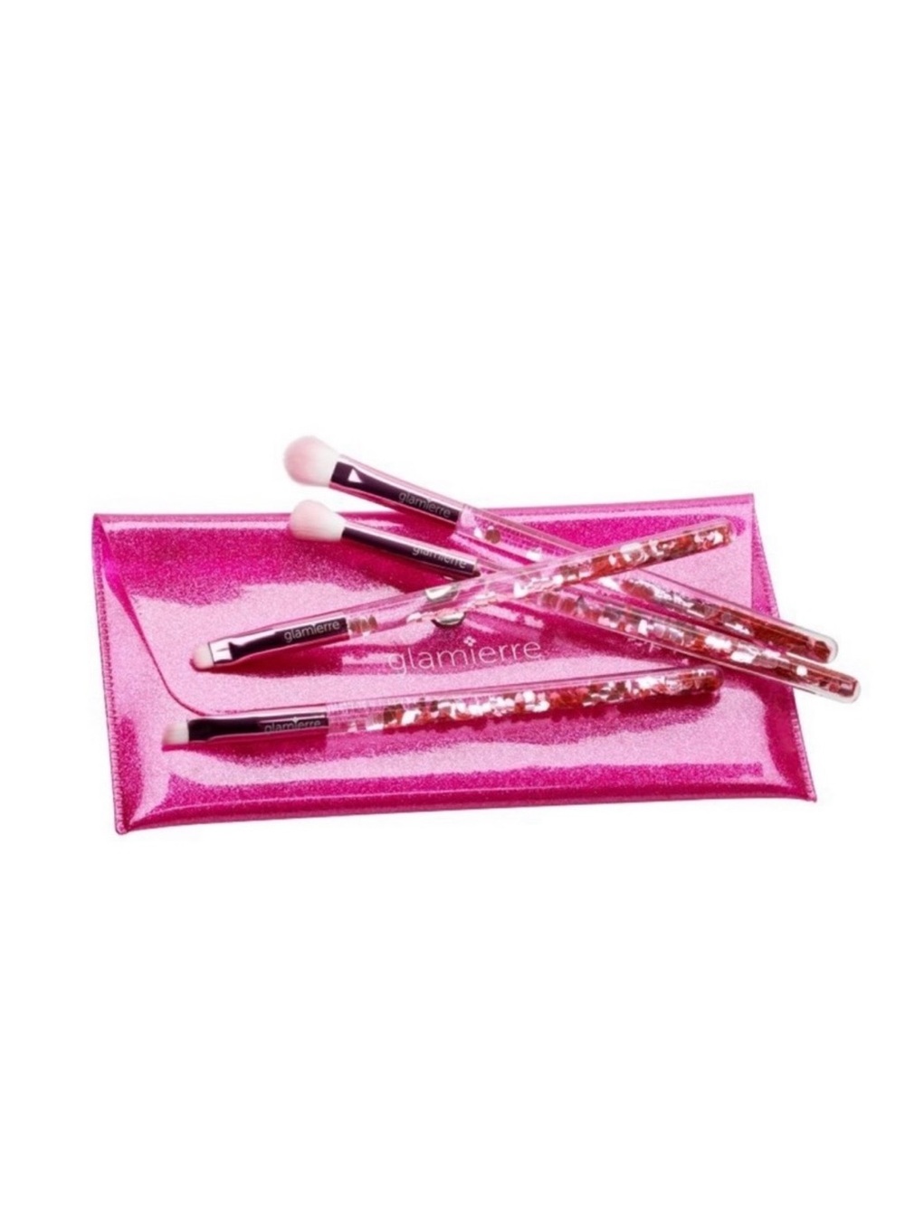 GLAMIERRE-Pink Luxe Glitter Eye Brush Collection